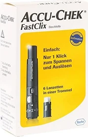 Roche Accu-Chek FastClix Stechhilfe mit 6 Lanzetten