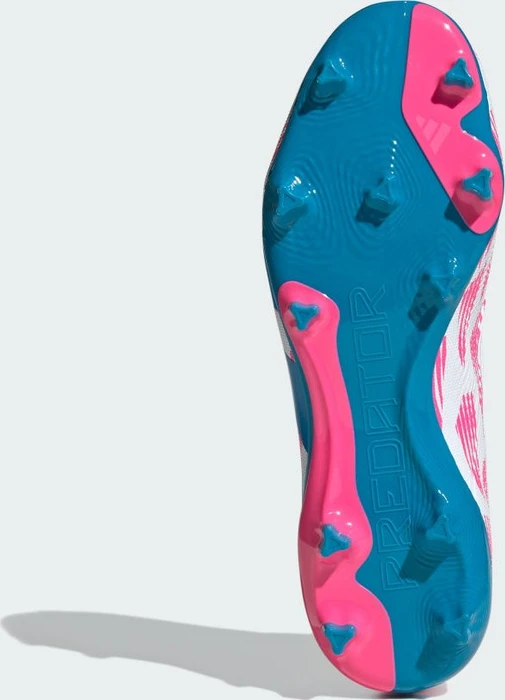 adidas Predator League Laceless FG cloud white/solar blue/solar pink