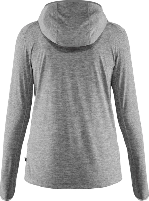 Fjällräven Abisko Sun-Hoodie Funktionsshirt langarm shark grey (Damen)