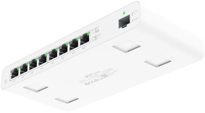 Ubiquiti UISP Switch Desktop Gigabit Managed Switch, 8x RJ-45, 1x SFP, 110W passiv PoE