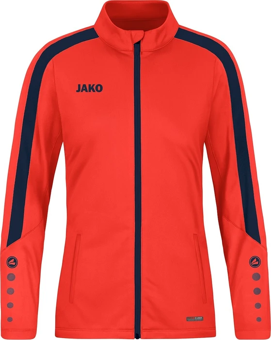 Jako Power Polyester Trainingsjacke flame/marine