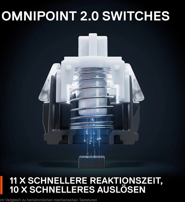 SteelSeries Apex Pro Mini Wireless, OmniPoint 2.0, USB/Bluetooth, ND