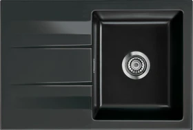 systemceram Genea 75 Einbau Becken reversibel nero