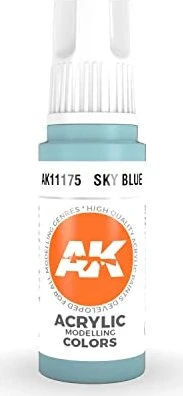 AK-Interactive 3rd Gen Acrylic Colors Acrylic Modelling Colors sky blue, 17ml