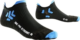 X-Bionic Biking Pro Ultrashort Fahrradsocken schwarz/blau