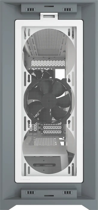 Corsair 5000D Airflow, weiß, Glasfenster