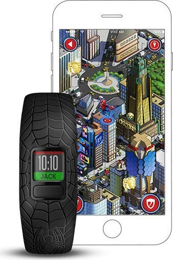 Garmin vivofit jr. 2 Marvel Spider-Man Aktivitäts-Tracker anpassbar schwarz