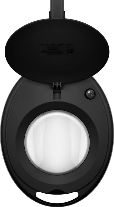 Wentronic Goobay LED-Klemm-Lupenleuchte, 8W, 1.75x, 3 Dioptrien schwarz