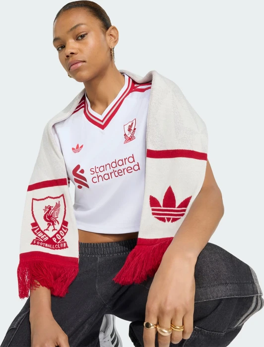 adidas Liverpool FC Crop-Top 2026/2027 Auswärtstrikot kurzarm (Damen)