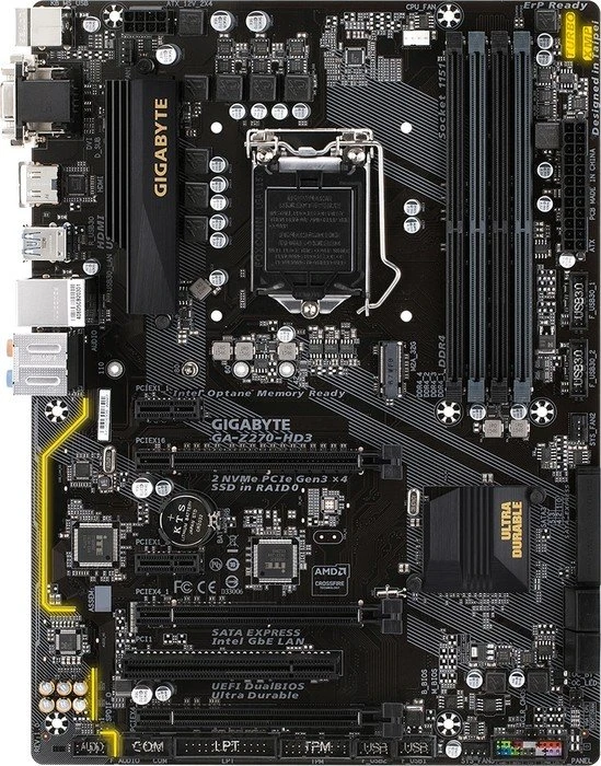 GIGABYTE GA-Z270-HD3 (Intel 1151)