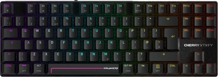 Cherry XTRFY MX 8.2 Pro TMR Wireless, schwarz, MK Crystal Magnetic, USB/Bluetooth, UK