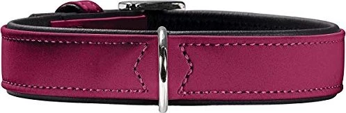 Hunter Softie Hundehalsband, Kunstleder, samtig, pflegeleicht, 40 XS-S
