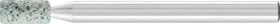 Pferd ZY 0306 3 CN 80 F10V ALU Zylinderstift Schleifstift K80, 3x6mm, 10 Stück