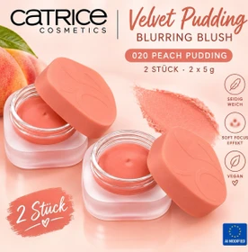 Catrice Velvet Pudding Blurring Blush 020 peach pudding, 5g