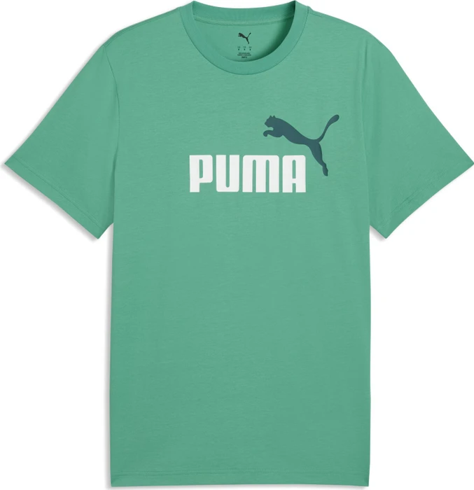 Puma Essentials 2 Colour No. 1 Logo T-Shirt kurzarm vibrant green (Herren)