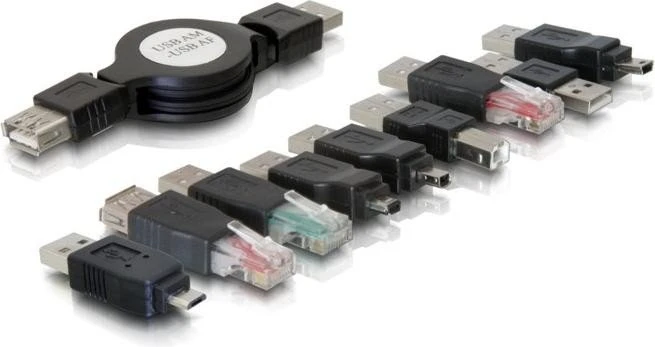 DeLOCK USB Adapterkit 10-Teilig