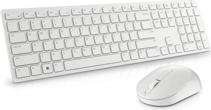 Dell KM5221W Pro Wireless Keyboard and Mouse, weiß, USB, DE