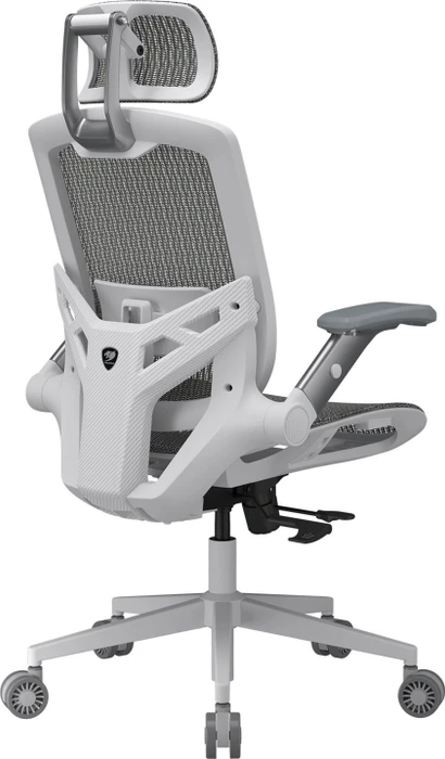 Cougar Speeder One White Gamingstuhl, weiß/grau