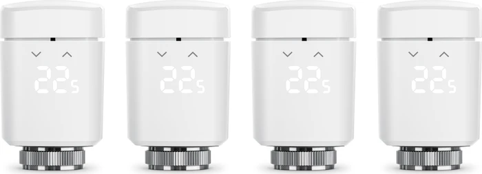 Eve Thermo 2024 (4. Generation/Matter) Heizkörperthermostat, Heizungssteuerung, 4er-Pack