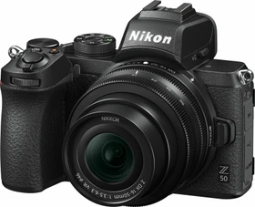 Nikon Z 50 mit Objektiv Z DX 16-50mm 3.5-6.3 VR und Vlogger Kit