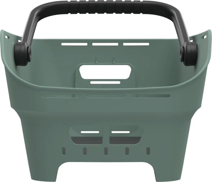 Basil Cento Neo MIK Fahrradkorb silvergreen