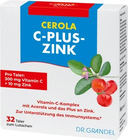 Dr. Grandel Cerola C-Plus-Zink Taler Lutschtabletten, 32 Stück