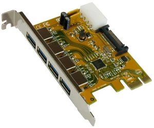 Exsys 4x USB 3.0, PCIe 2.0 x1