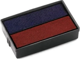COLOP Ersatz-Stempelkissen E/10/2, blau/rot, 2er-Pack