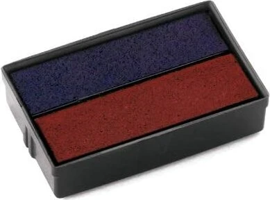 COLOP Ersatz-Stempelkissen E/10/2, blau/rot, 2er-Pack