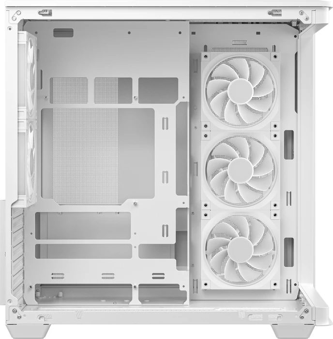 DeepCool CG590U 5F WH, weiß, Glasfenster