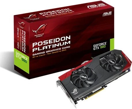 ASUS ROG Poseidon GeForce GTX 980 Platinum, POSEIDON-GTX980-P-4GD5, 4GB GDDR5, DVI, HDMI, 3x DP