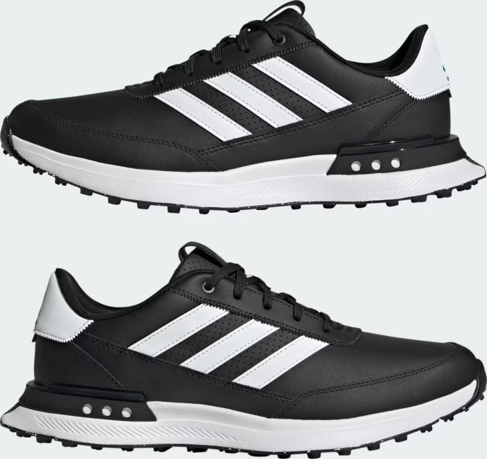 adidas S2G Spikeless Leather 24 core black/cloud white/pure teal (Herren)