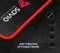 Savio Turbo Dynamic XL Gaming Mauspad, schwarz/rot Vorschaubild