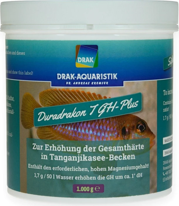 DRAK-Aquaristik Duradrakon T GH-Plus Aufhärtesalzmischung, Dose