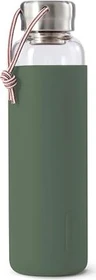 black+blum Glas Trinkflasche 600ml olive