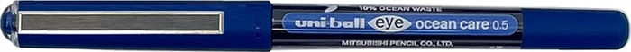 Uni-Ball Eye Ocean Care 0.5 Tintenroller (Mine) blau, 3er-Pack, Blister