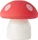 Legami Magic Mushroom Handanspitzer mit Radiergummi weiß/rot (MUS0012)