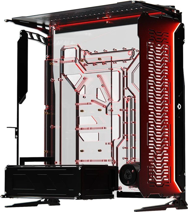 Singularity Computers Spectre [3.0], schwarz, Acrylfenster