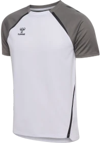 hummel Lead 2.0 Funktionsshirt kurzarm white/steel grey (Herren)