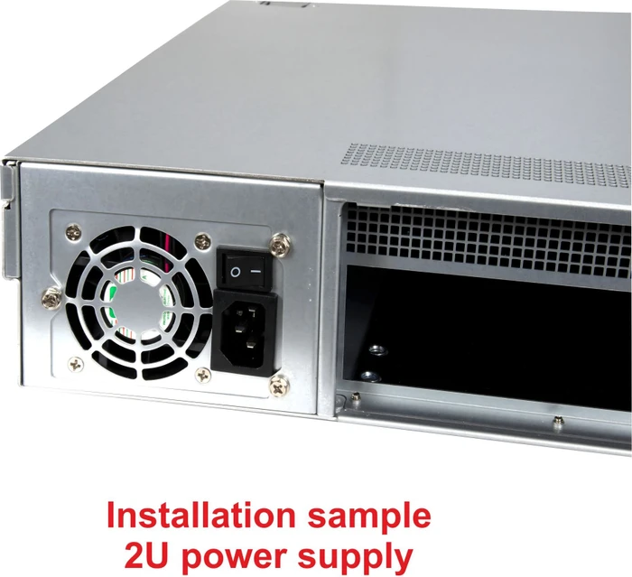 Inter-Tech IPC 2U-2724, schwarz, 2HE, ATX