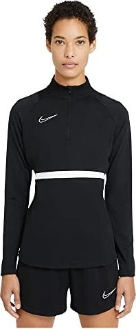 Nike Dri-FIT Academy Laufshirt langarm schwarz/weiß (Damen)