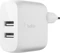 Belkin BoostCharge Dual USB-A Netzladegerät 24W + Lightning-Kabel weiß Vorschaubild