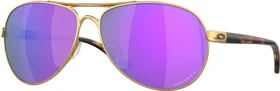 Oakley Feedback satin gold/prizm violet polarized (Damen)