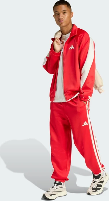 adidas Stadium Trainingsjacke pure ruby/off white/crystal linen (Herren)