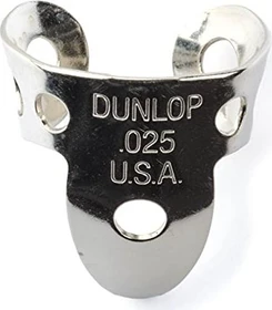 Dunlop Nickel Silver Finger & Thumbpicks, .025", 5-Pack