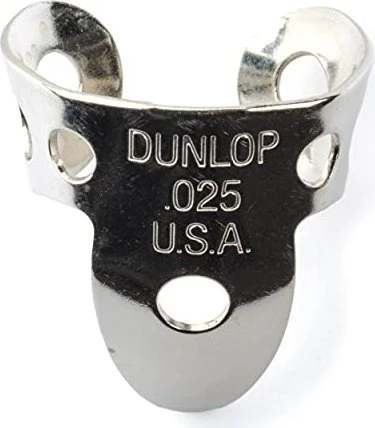 Dunlop Nickel Silver Finger & Thumbpicks, .025", 5-Pack