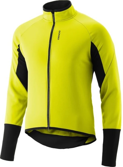 Gonso Road Softshell 2 Fahrradjacke safety yellow (Herren)