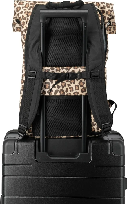 Travelite Basics Rollup Laptoprucksack, 15.6", Leopard