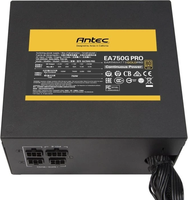 Antec EarthWatts Gold Pro EA750G Pro 750W, ATX 2.4