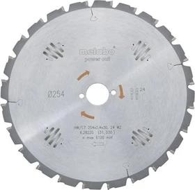 Metabo Precision Cut Kreissägeblatt 60Z, 254x1.8x30mm, 1 Stück